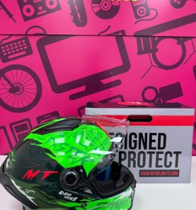 7-7-85143-1-Casco Integral Helmets Stinger 2 C6 Fluor Gloss