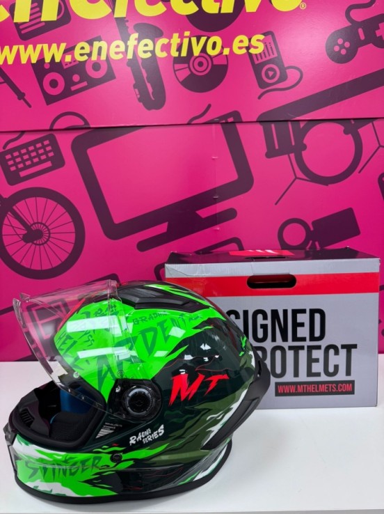 7-7-85143-2-Casco Integral Helmets Stinger 2 C6 Fluor Gloss