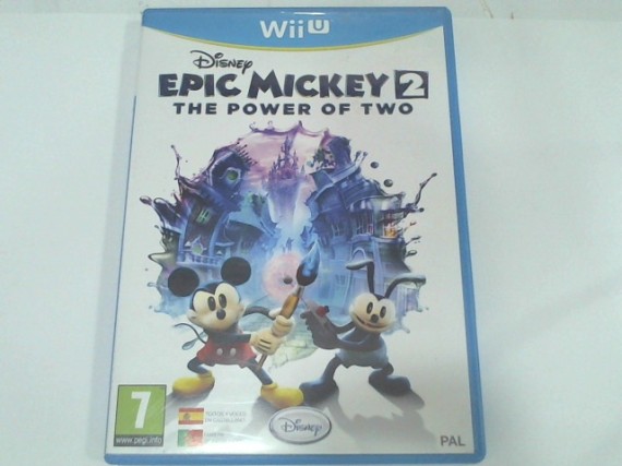 7-7-8989-1-VIDEOJUEGO NINTENDO WII U EPIC MICKEY 2 THE POWER OF TWO