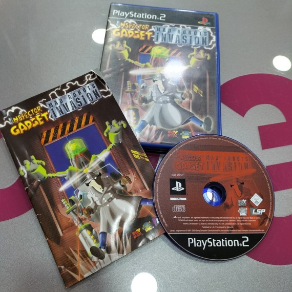 7-7-66984-1-Videojuego PS2 inspector gadget mad robots invasion