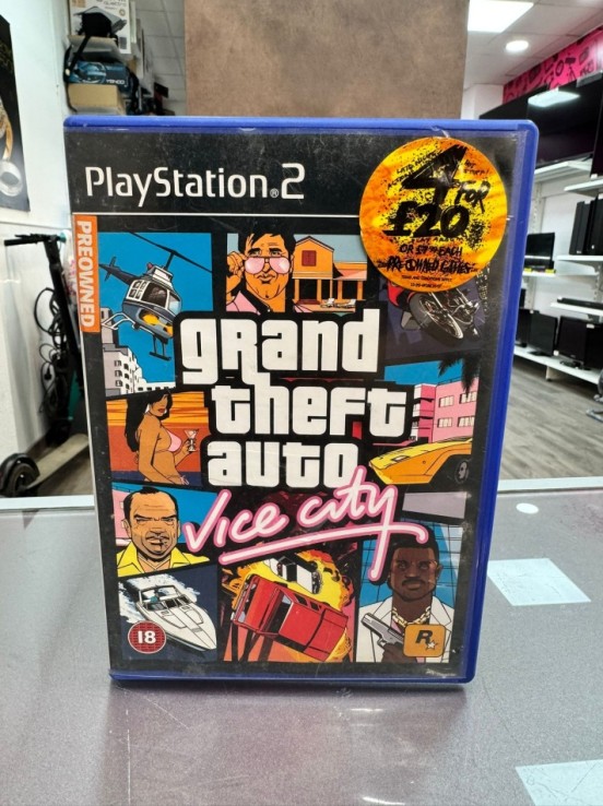 7-7-81235-1-Videojuego PS2 Grand Theft Auto Viced City