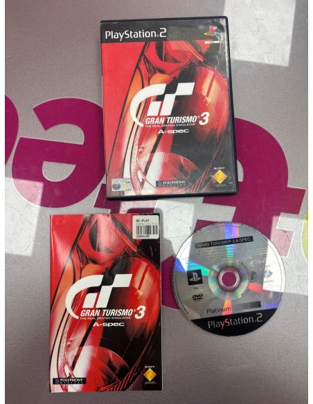 7-7-82538-1-Videojuego PS2 gran turismo 3 ps2 