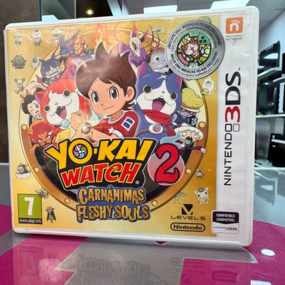 7-7-79611-1-Videojuego Nintendo DS Yo Kai Watch 2 Carnanimas 