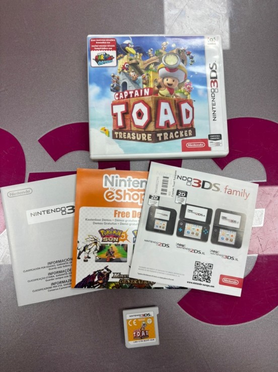 7-7-82231-1-Videojuego Nintendo DS captain toad treasure tracker 3ds 