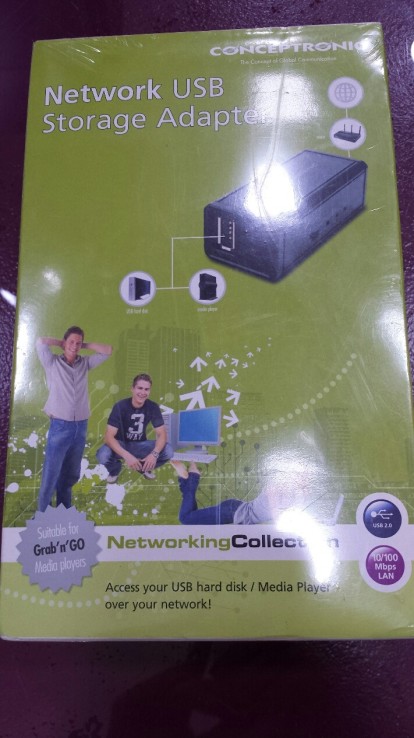 7-7-17583-1-Conceptronic Printer and Storage Network Adapter(sin Estrenar)