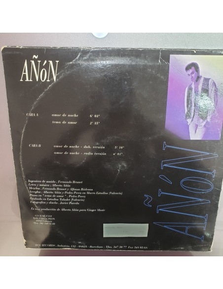 7-7-63902-2-Vinilo Añón amor de noche 1993