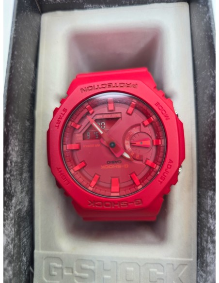 1-1-271730-3-Reloj Pulsera Caballero Casio G-Shock GA2100 4ER Rojo