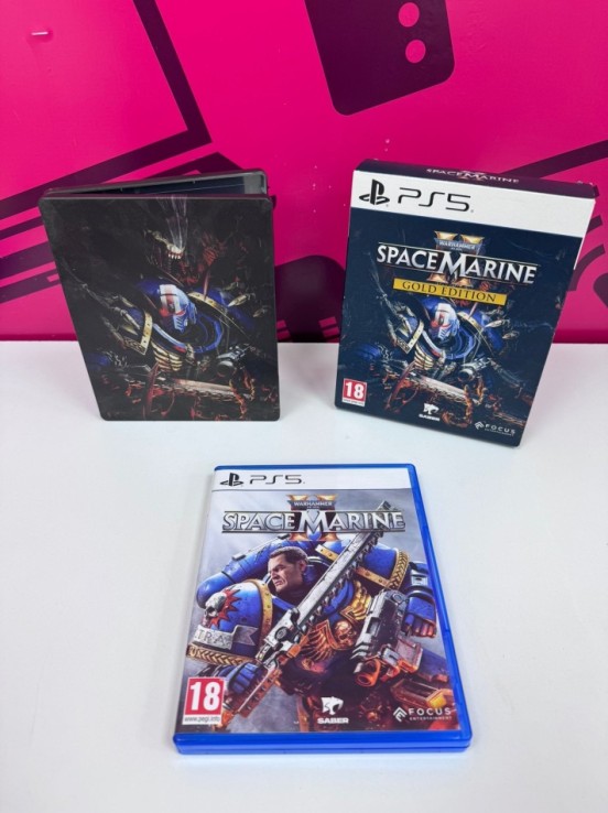 7-7-87707-1-Videojuego PS5 Space marine Gold edition