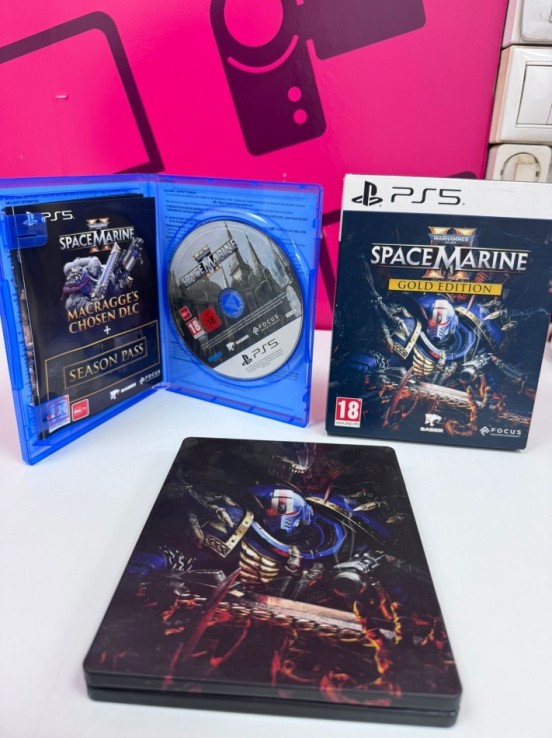 7-7-87707-2-Videojuego PS5 Space marine Gold edition