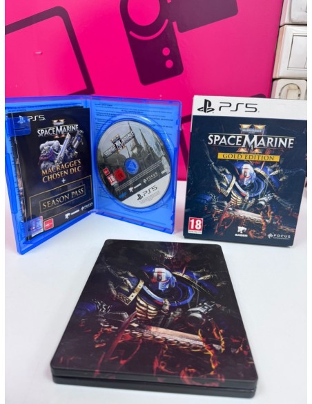 7-7-87707-2-Videojuego PS5 Space marine Gold edition