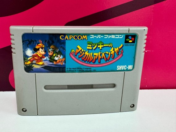 7-7-78380-1-Videojuego Super Nintendo Mickey Mouse The Magical