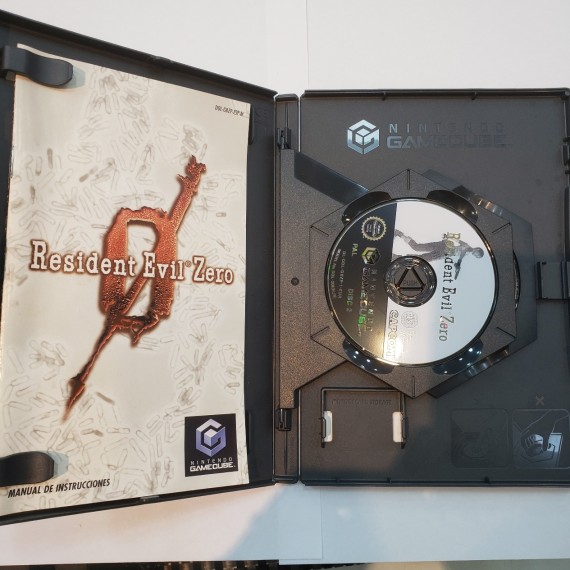 7-7-66472-2-Videojuego GameCube Resident evil zero (pal españa)