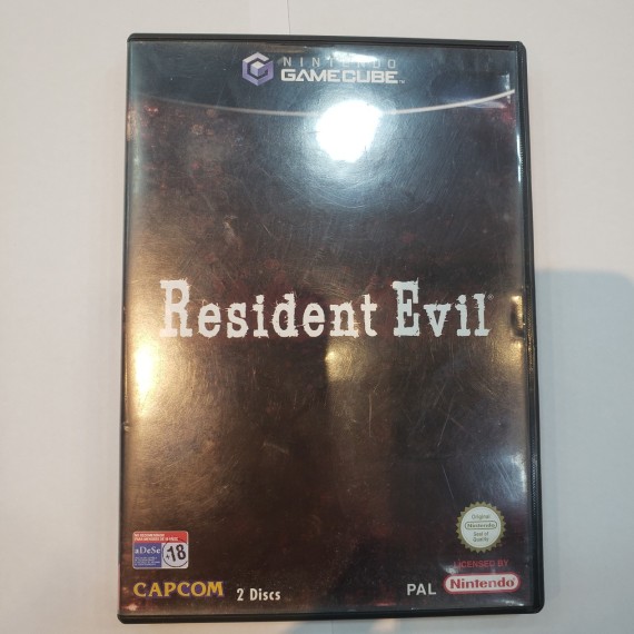 7-7-66473-1-Videojuego GameCube resident evil(pal españa)