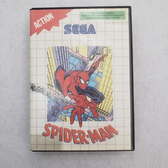 7-7-69641-1-Videojuego SNES Spiderman Sega Completo