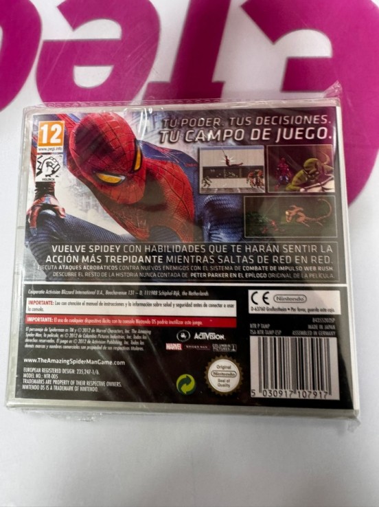 7-7-74660-1-Videojuego The Amazing Spider-Man Precintado