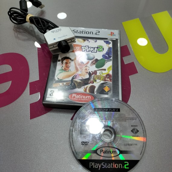 7-7-66989-1-Videojuego PS2 eye toy play 2 camara