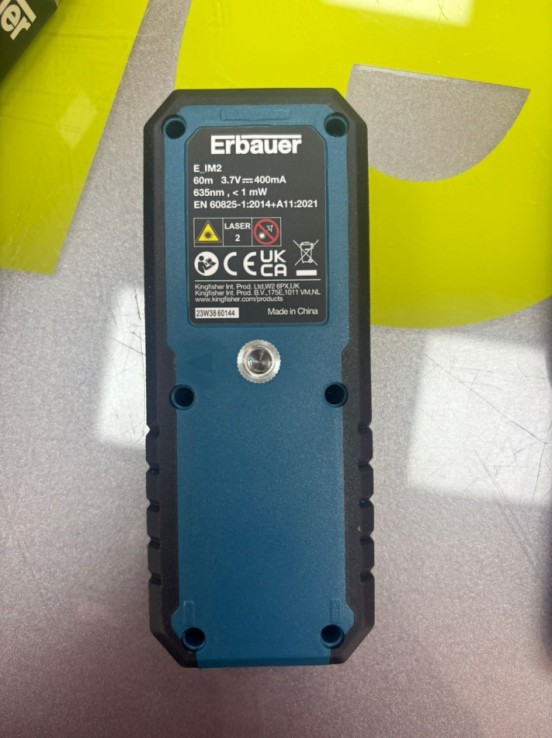 7-7-79749-1-Medidor laser Erbauer 60m 