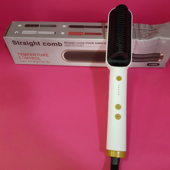 8-8-65219-2-Secador Pelo Cepillo alisador Straight Comb (Nuevo)