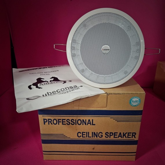 8-8-69765-4-Sonido Pareja de altavoces empotrables ANTARES AN-03 (nuevos)
