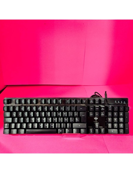 8-8-70011-1-Teclado alfanumérico Trust retroiluminado