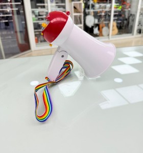 8-8-74659-1-Megáfono blanco portátil