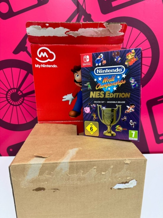 7-7-77182-1-Videojuego Nintendo Switch World Championships Nes Edition Precintado