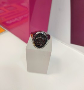 8-9-75615-1-Anillo acero plateado con simbolo de corona T29