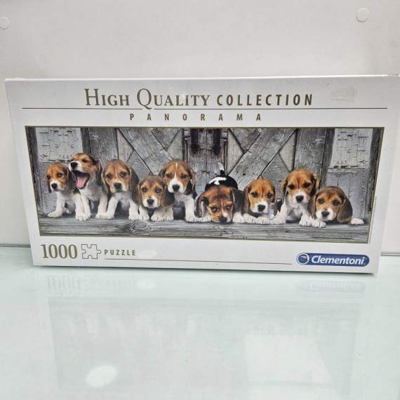 8-8-74517-1-Juegos de mesa Puzzle 1000 piezas Clementoni (dibujo de perritos) (NUEVO)