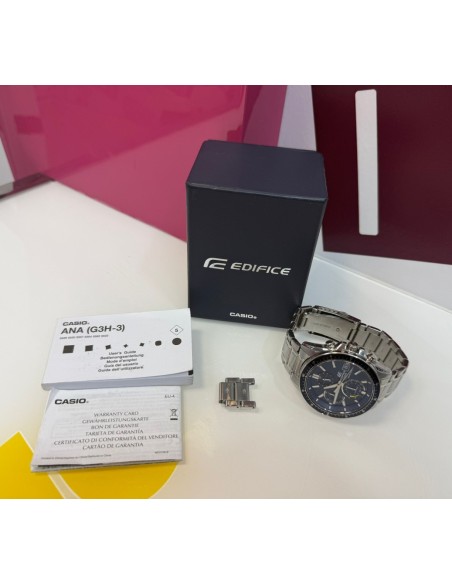 9-9-77128-3-Reloj Pulsera Caballero Casio Edifice 5529