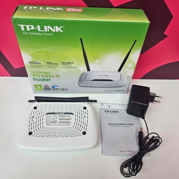 8-8-78519-4-Router Cable TP-LINK 300Mbps TL-WR841N