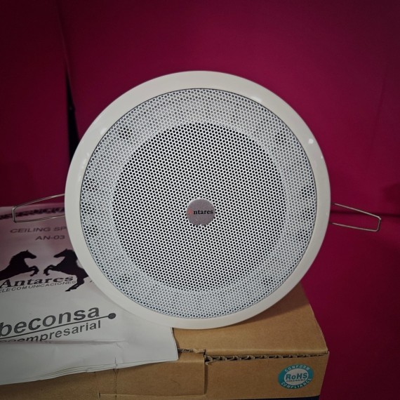 8-8-69766-4-Sonido Pareja de altavoces empotrables ANTARES AN-03 (nuevos)