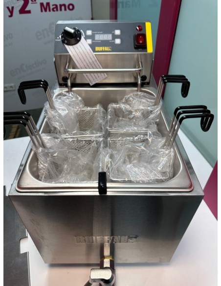 9-9-67402-4-Cocina Cocedero Pasta Industrial Buffalo Gh160 (sin Uso)