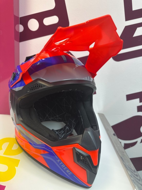 9-9-76666-1-Casco Convertible Xtreme racing talla L de niño 51cm