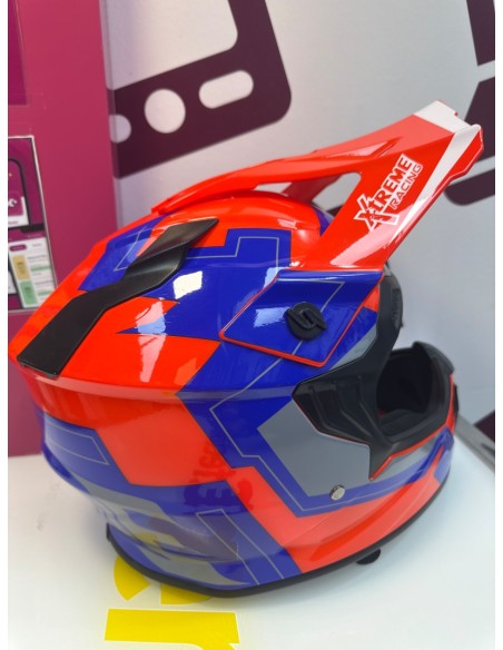 9-9-76666-2-Casco Convertible Xtreme racing talla L de niño 51cm