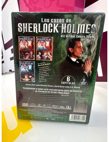 9-9-72285-3-Cine, DVD y películas los casos de sherlock holmes sir arthur conan (presintado)