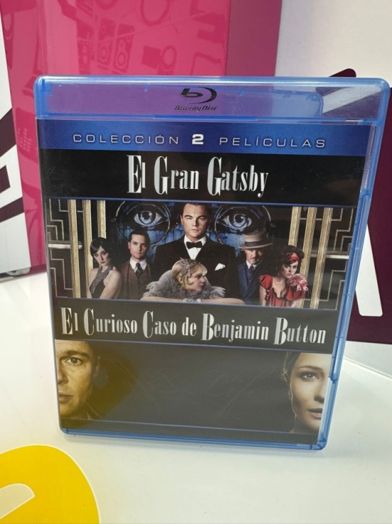9-9-74401-1-Película Bluray el gran gatsby el curioso caso de benjamin button 