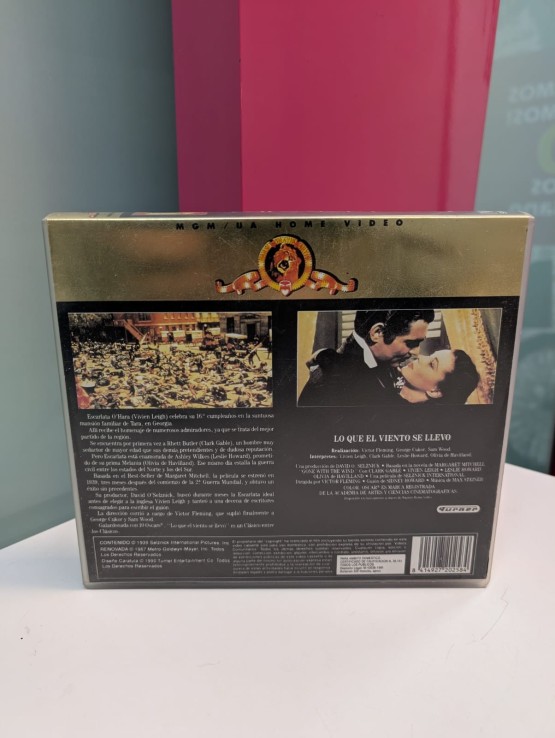 9-9-68587-1-CD, vinilos y casetes VHS lo que el viento se llevo 1 y 2
