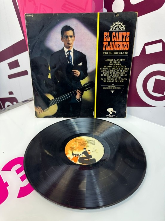 9-9-74362-1-Vinilo El Cante Flamenco par el chocolate