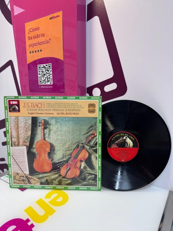 9-9-75400-1-Vinilo j.s bach Daniel barenboim doble concierto 