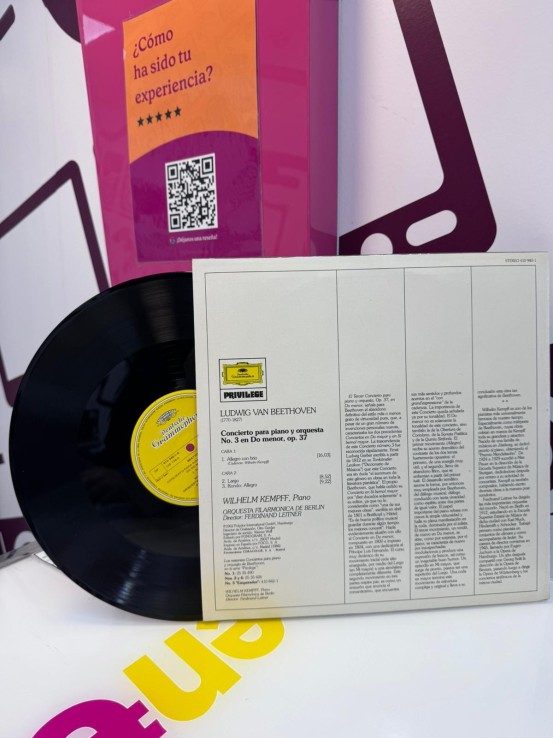 9-9-75400-2-Vinilo j.s bach Daniel barenboim doble concierto 