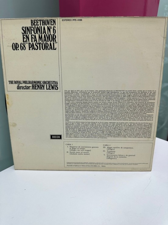 9-9-61045-1-Vinilo Beethoven Pastoral. Sinfonía no.6 en fa mayor, op.68