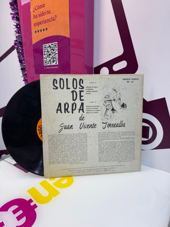 9-9-74894-2-Vinilo Solos de arpa de juan vicente torrealba 