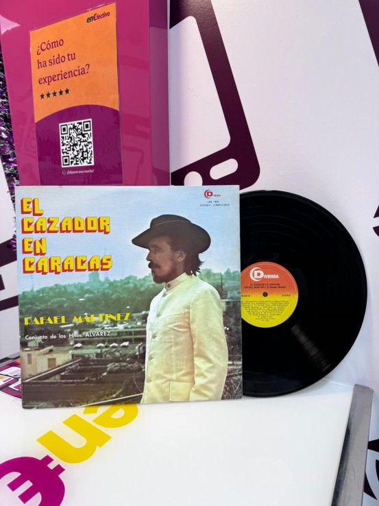 9-9-74957-1-Vinilo El cazador en Caracas Rafael Martinez 