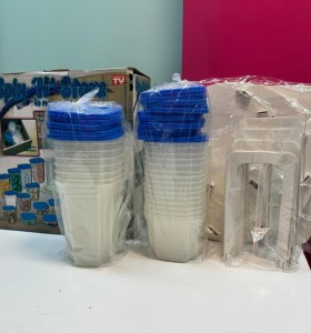 9-9-66149-1-Hogar cocina Tuppers spin n store 49 piezas (sin uso) 2