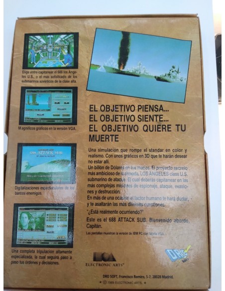 9-9-55760-2-Videojuego Retro 688 attack sub pal esp