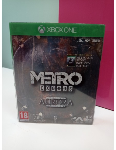 9-9-65841-4-Videojuego Xbox One Metro Exodu Aurora Limited Edition