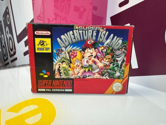 9-9-70548-1-Videojuego SNES Super Adventure Island