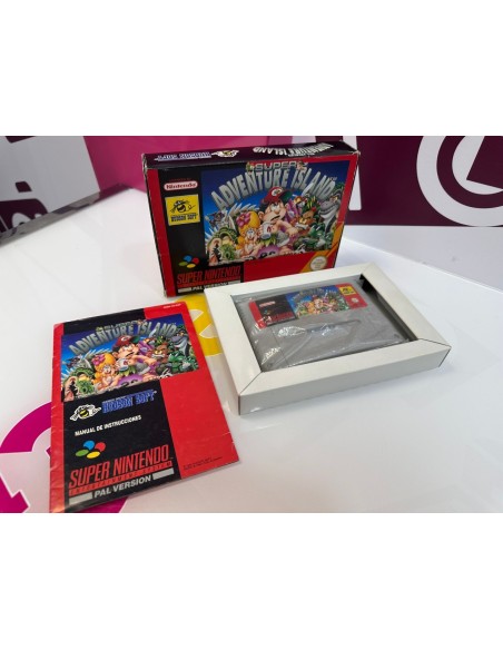 9-9-70548-3-Videojuego SNES Super Adventure Island