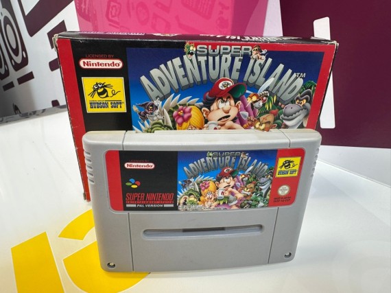 9-9-70548-4-Videojuego SNES Super Adventure Island