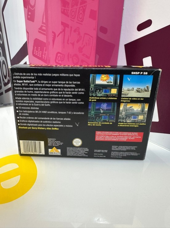 9-9-70550-2-Videojuego SNES Super Battletank